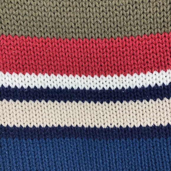 Penman's Vintage fall-tone multicolor striped sleeveless turtleneck top size M - Picture 11 of 13